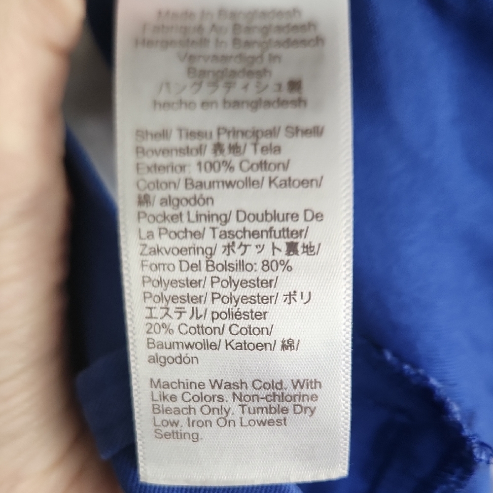 J.Crew 3.5" Classic Chino Short 100% Cotton Blue - Picture 6 of 7